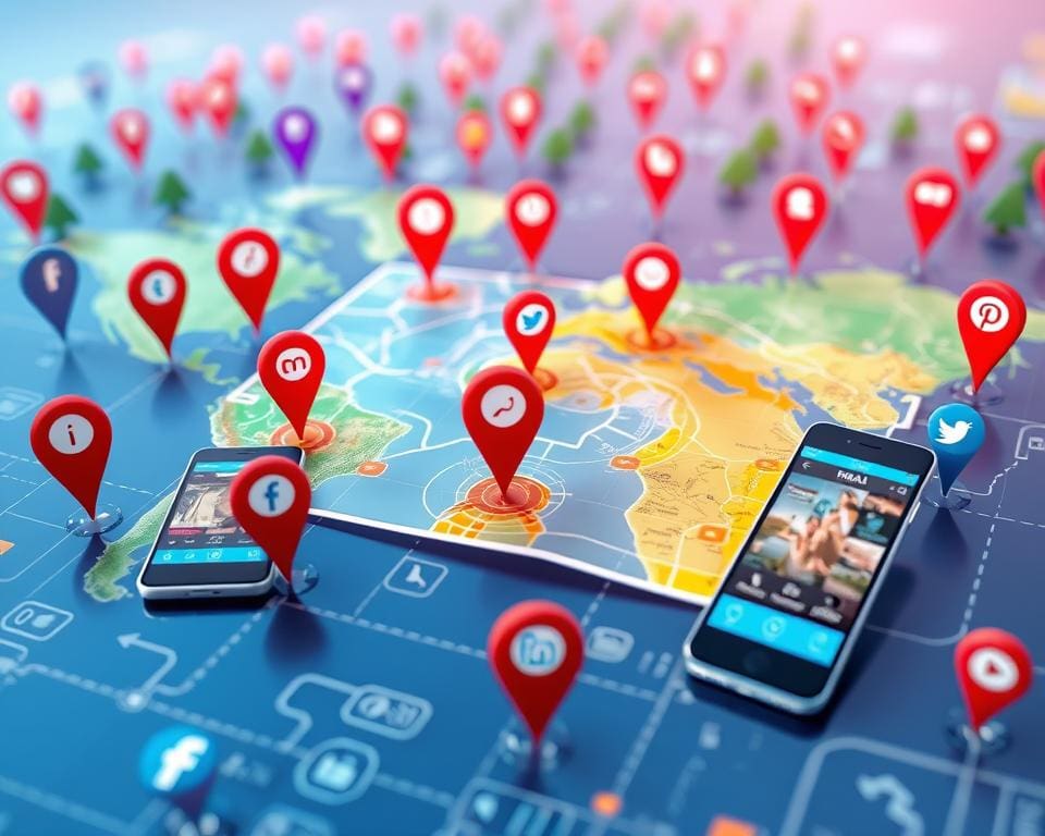 Geofencing in social media advertenties