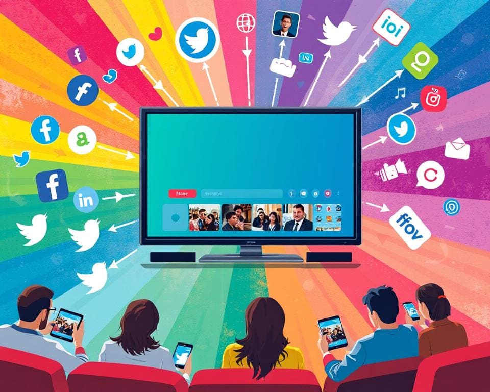 Cross-promotie tussen tv en social media campagnes