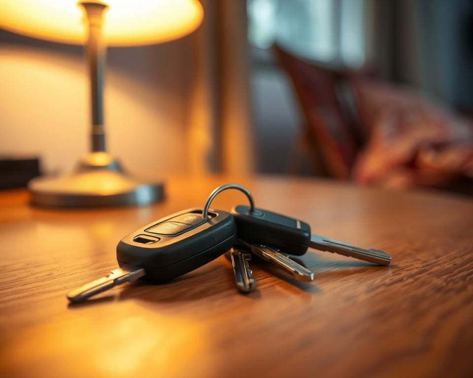 autosleutel kwijt