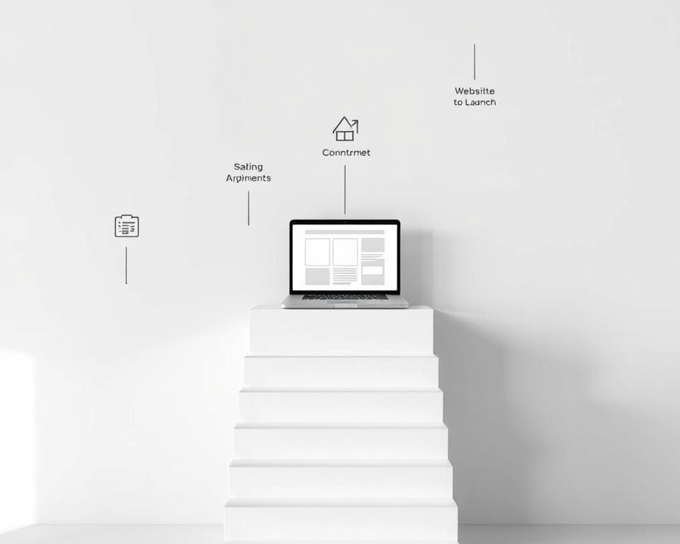 Hoe verloopt het stappenplan van website tot lancering?