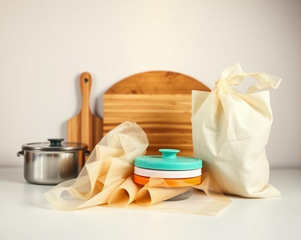 Wat zijn herbruikbare alternatieven voor keukenfolie?