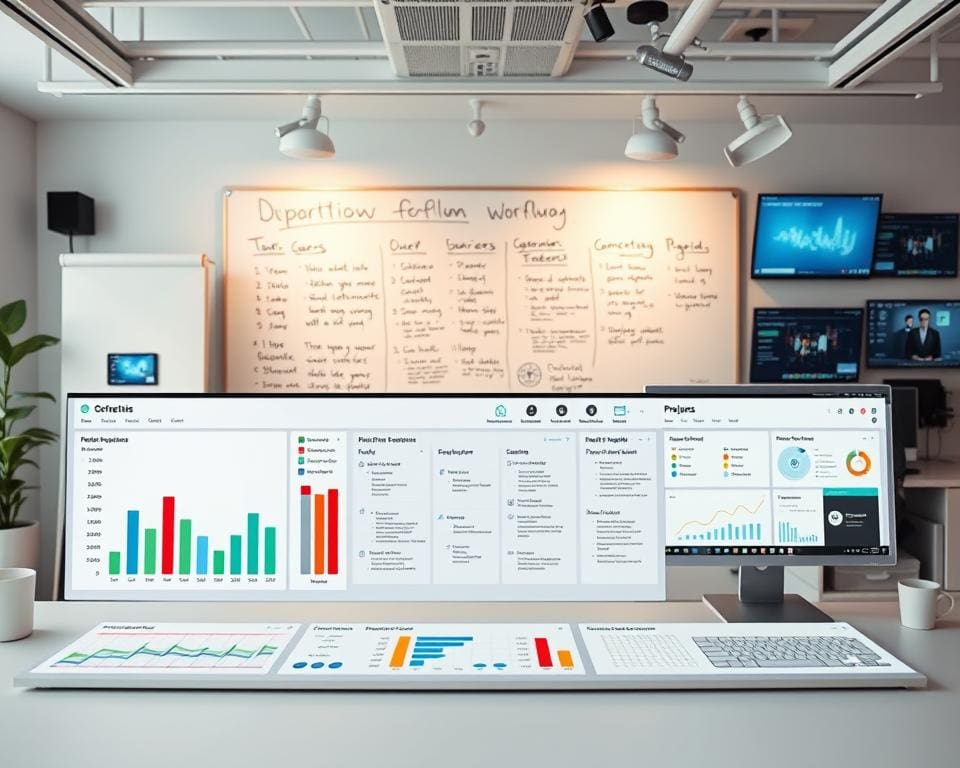 visuele hulpmiddelen voor workflow beheersing