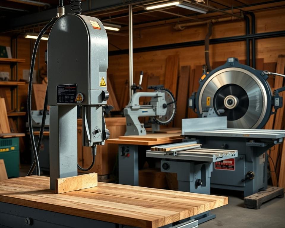 Automatische zaagmachines voor hout- en metaalbewerking