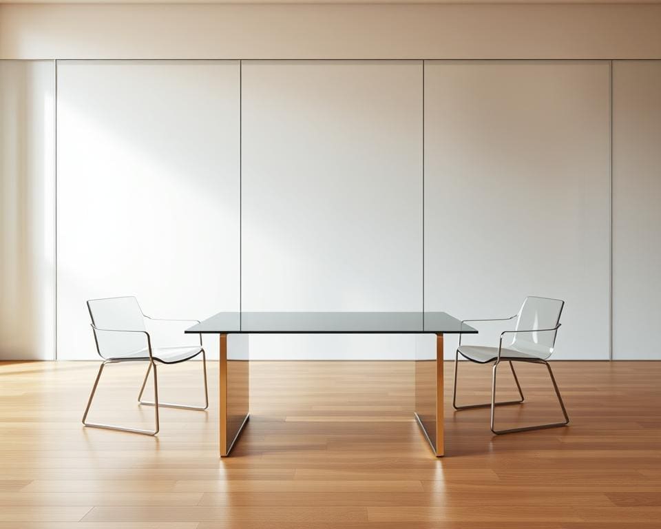 Hoe combineren Nude glazen stijl met functionaliteit?