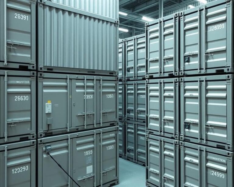 Opslagcontainers met geïntegreerde beveiliging