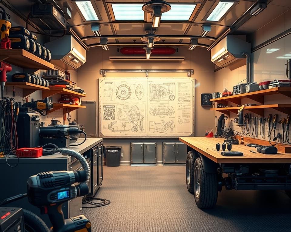 afmetingen mobiele werkplaatsen