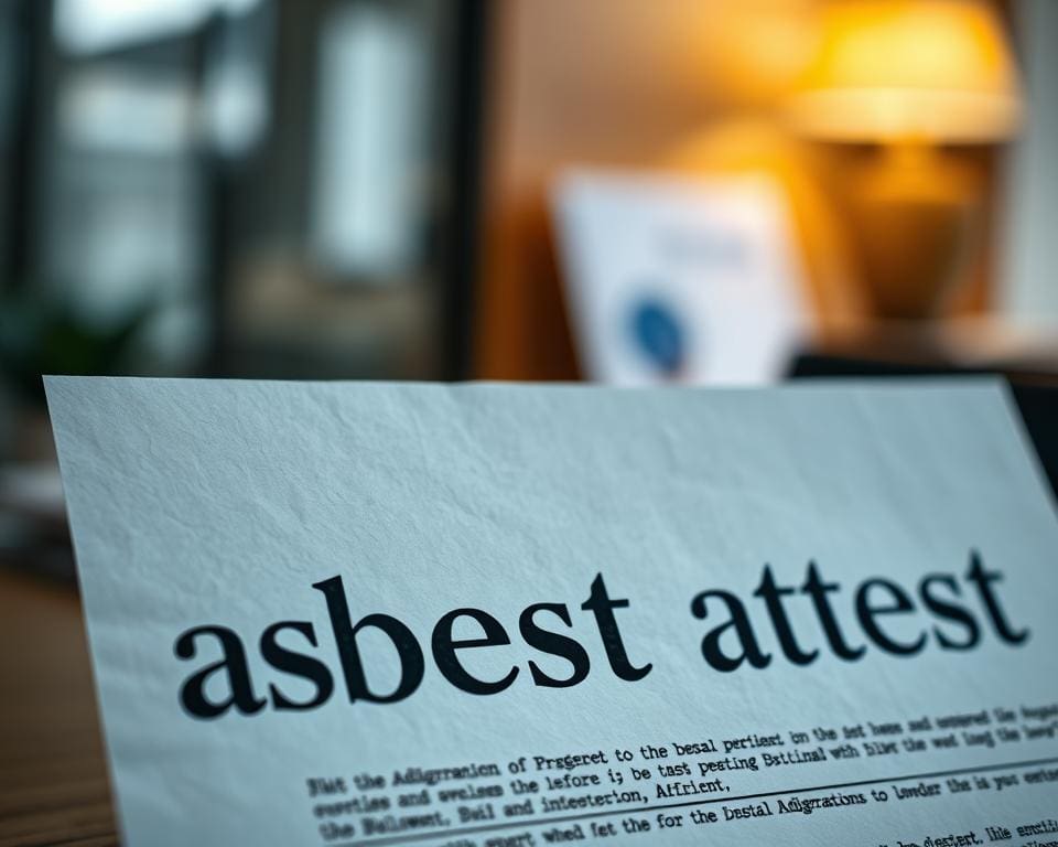documenten asbest attest