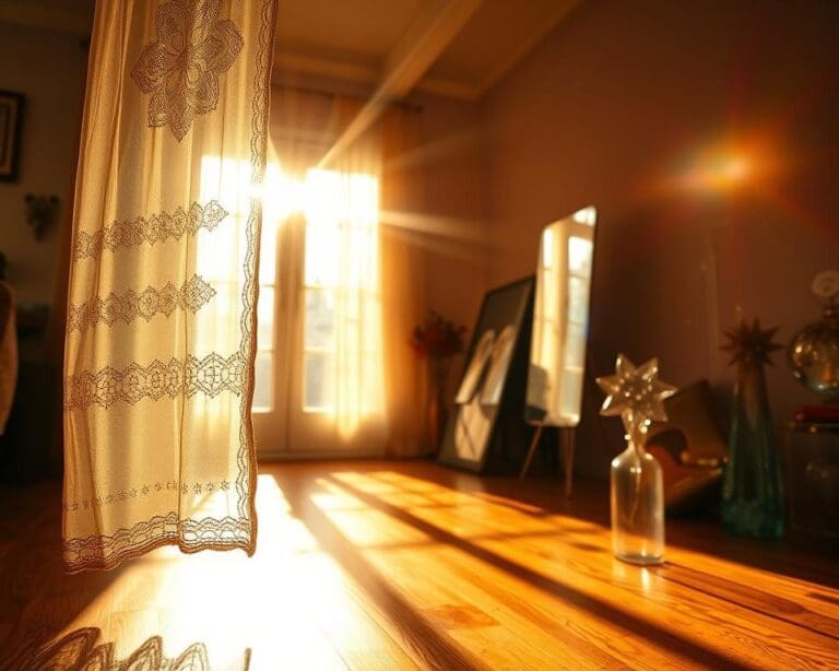 Hoe gebruik je zonlicht als decoratie?