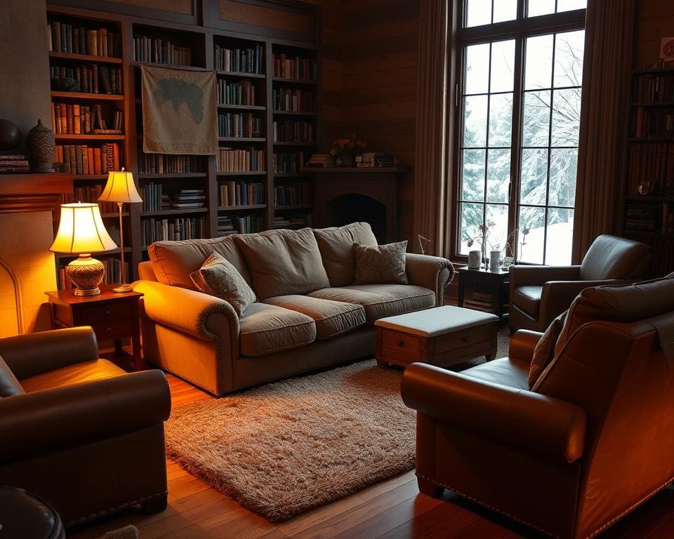 Waarmee maak je een woonkamer warm en knus?