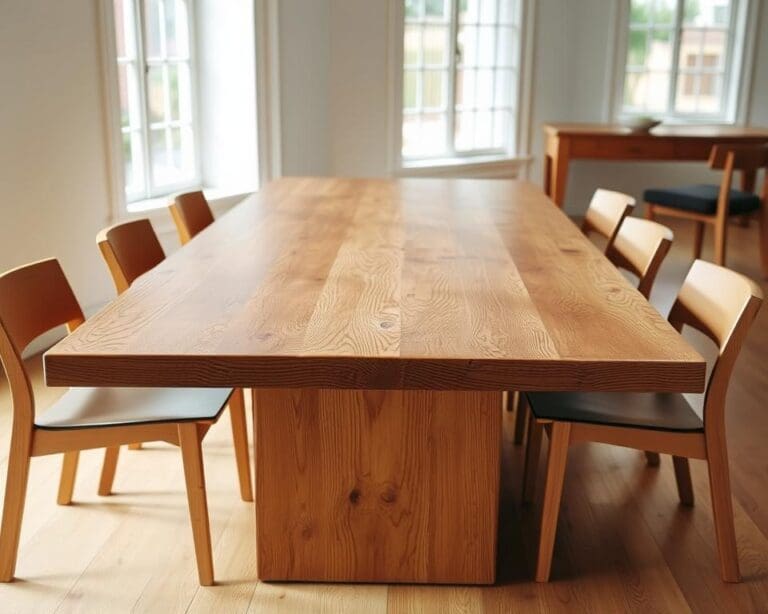 Wat maakt een houten tafel tijdloos?