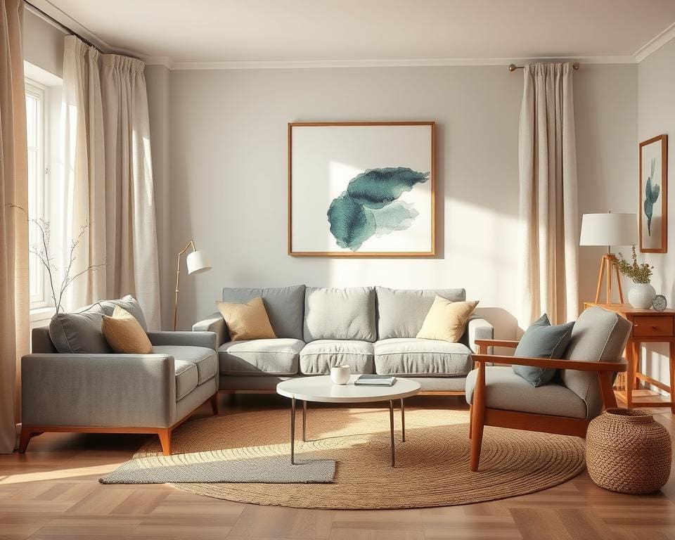 Welke tinten brengen kalmte in de woonkamer?