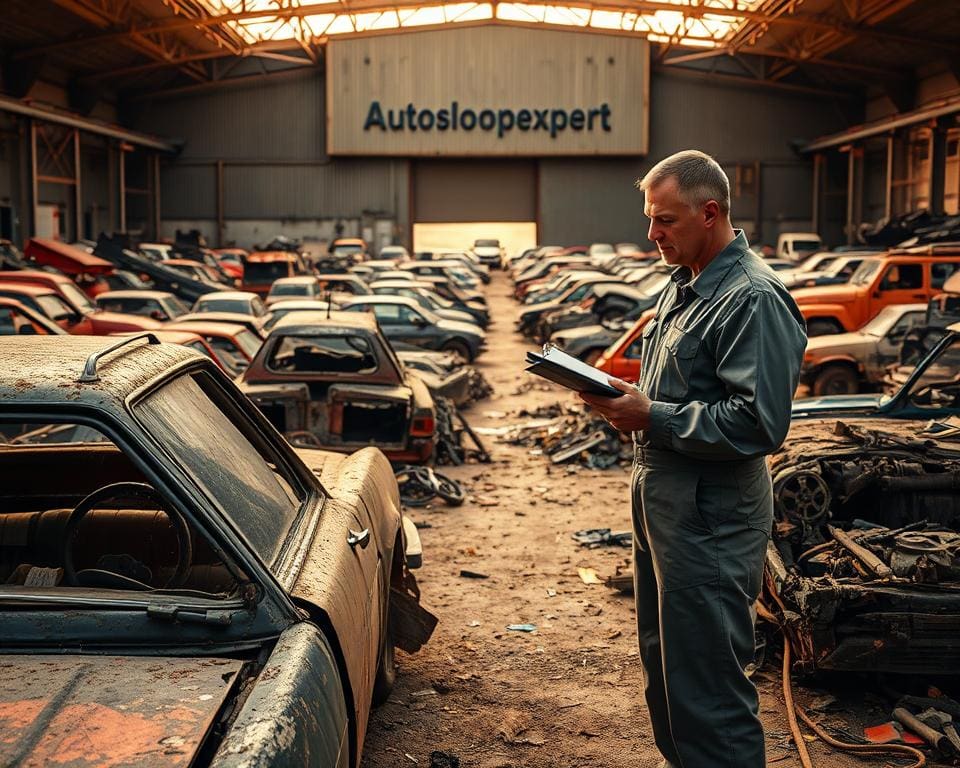 Hoe werkt een sloopauto verkopen aan Autosloopexpert?