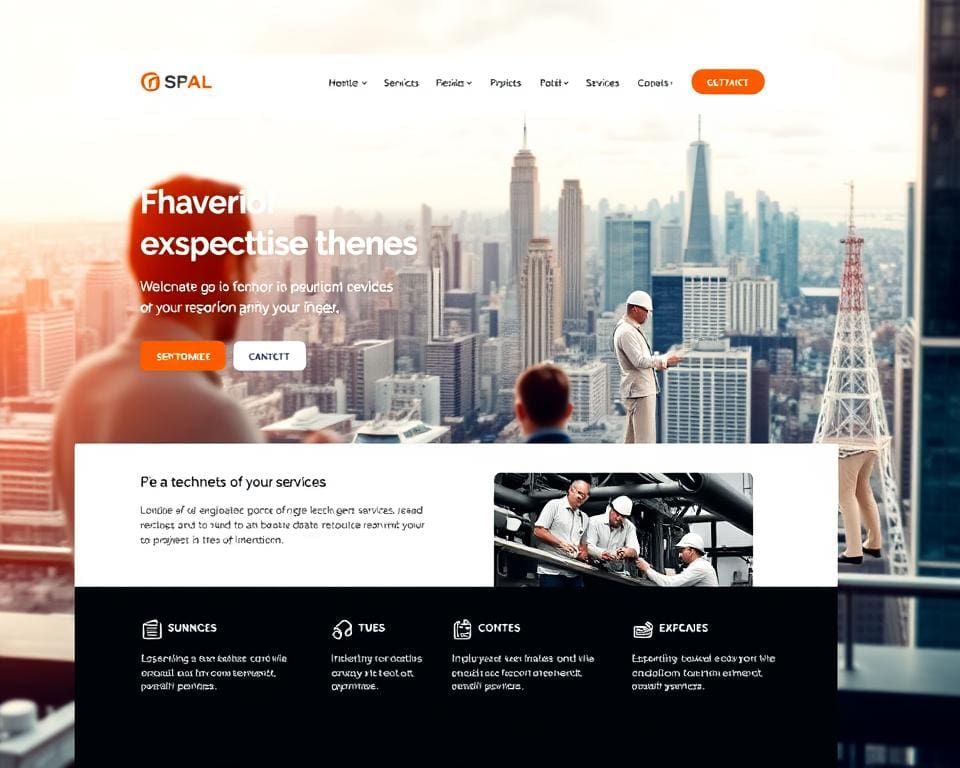 Webdesign voor technische dienstverleners