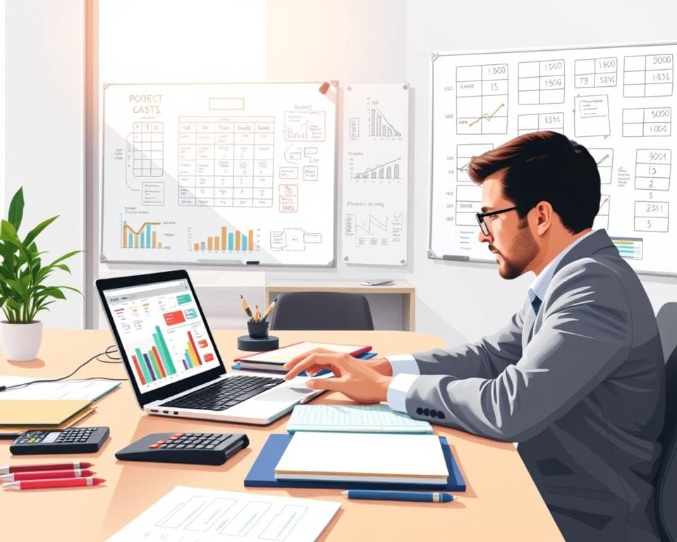 Hoe ondersteunt een calculateur projectbegrotingen?