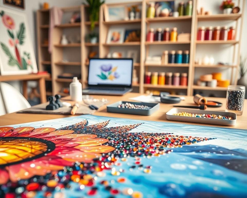 Hoe werkt een custom ontwerp voor diamond painting?