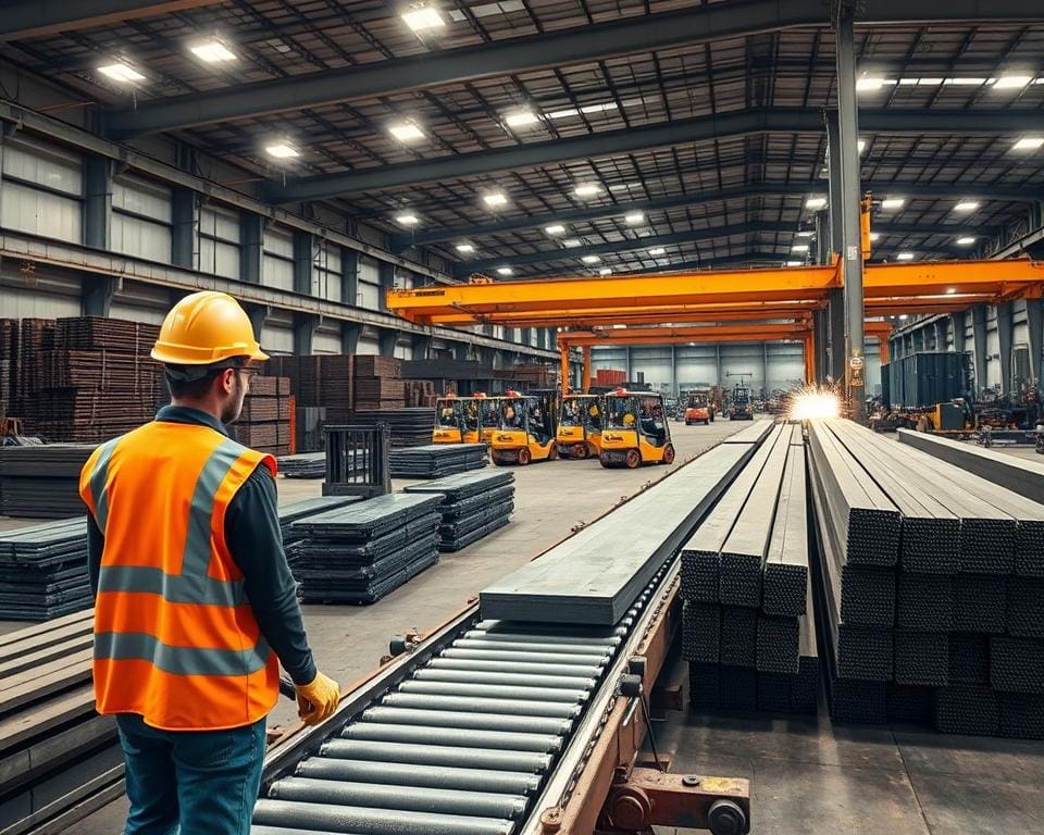 Hoe werkt logistiek bij staalverwerking?