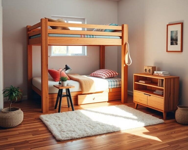 Waarom een halfhoogslaper van massief hout kiezen?