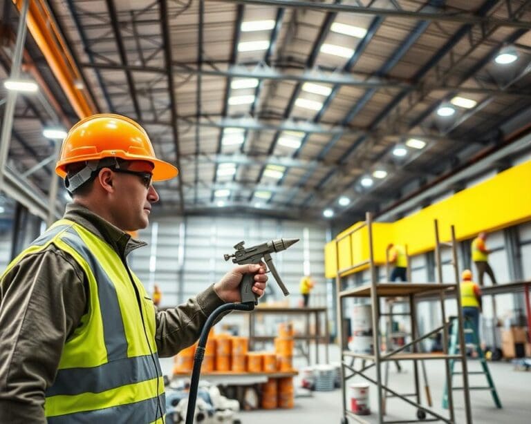 Wat doet een industrieel schilder bij brandbescherming?