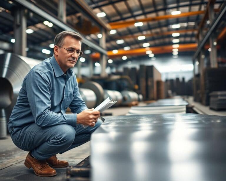 Wat doet een kwaliteitsmanager bij staalbedrijven?