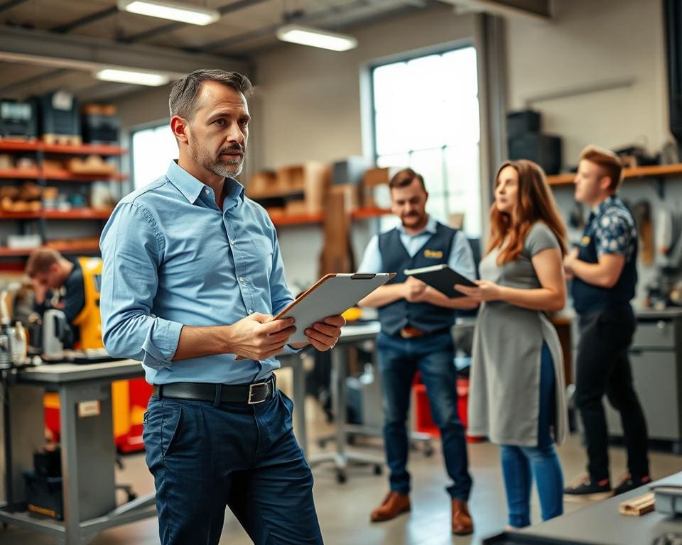 Wat doet een werkplaatschef dagelijks?