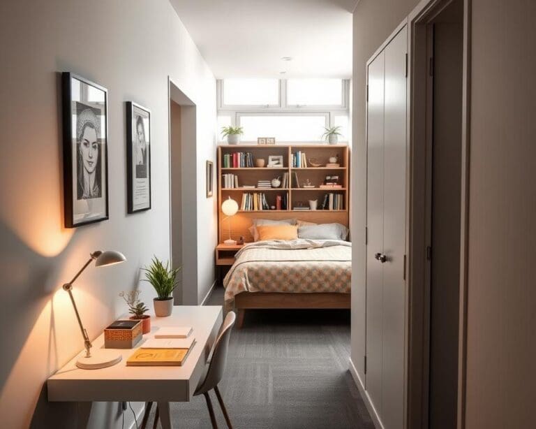 Wat helpt bij het indelen van een smalle kamer?