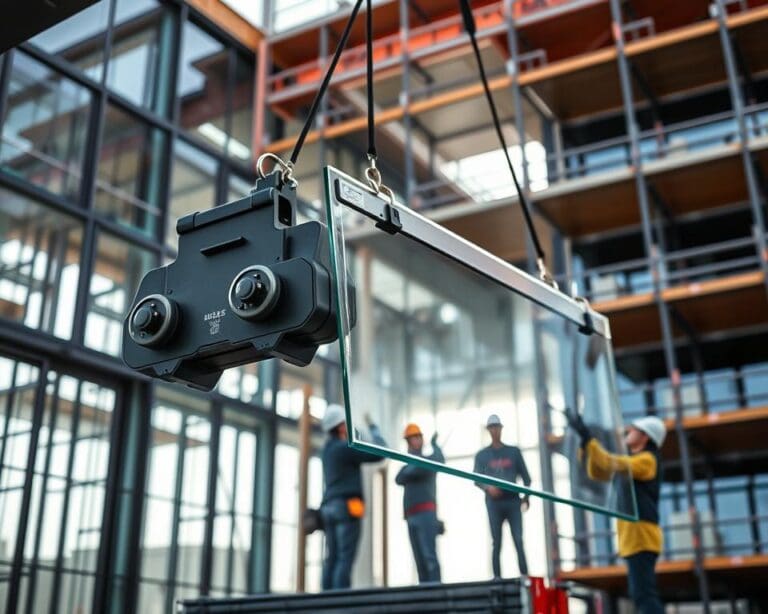 Hoe werkt vacuümheffen bij glas- en gevelelementen?