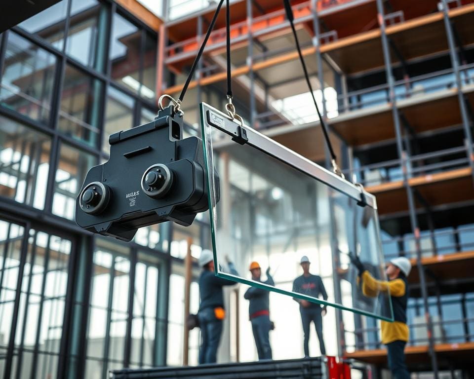 Hoe werkt vacuümheffen bij glas- en gevelelementen?