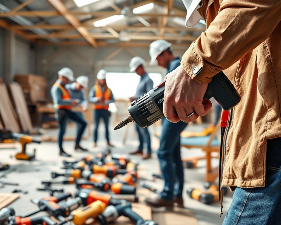 Waarom kiezen aannemers voor elektrische handgereedschappen?