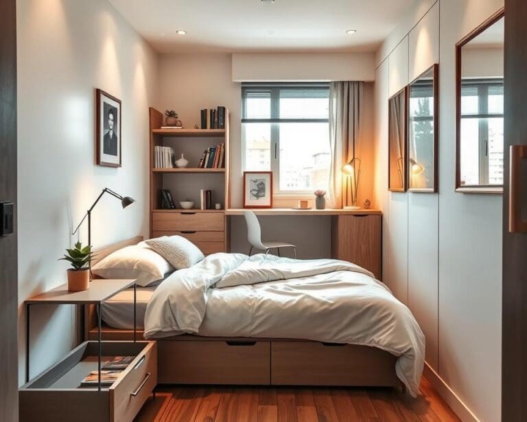 Hoe richt je een kleine slaapkamer slim in?