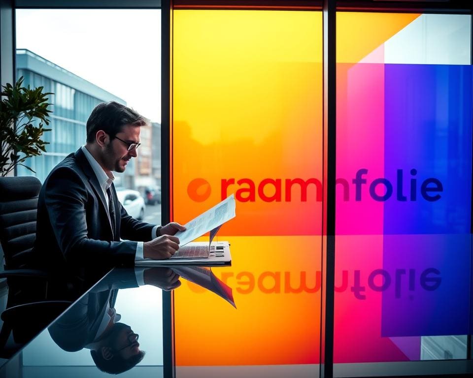 raamfolie branding