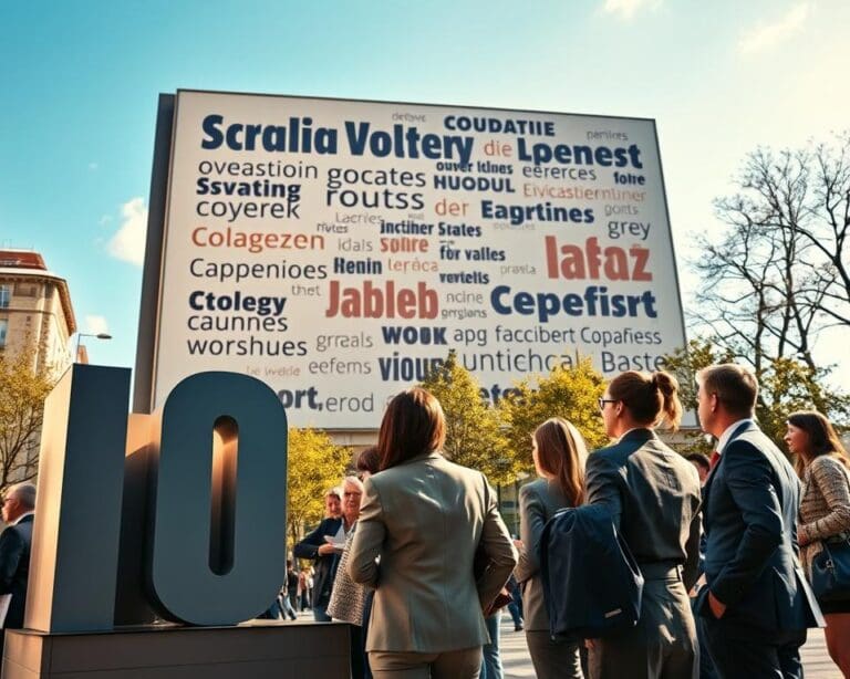 reclame typografie