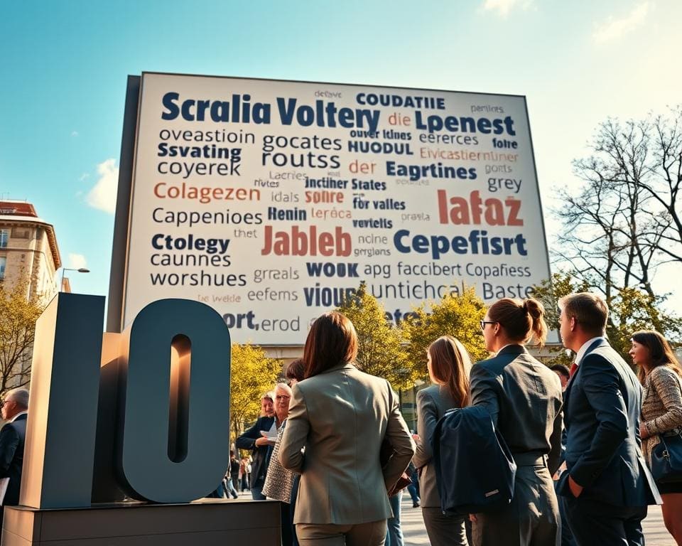 reclame typografie