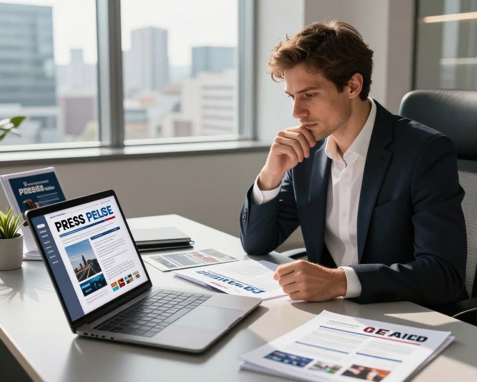 persbericht productlancering