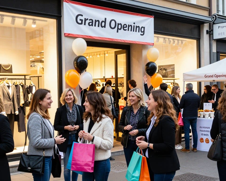 winkelopening promoten
